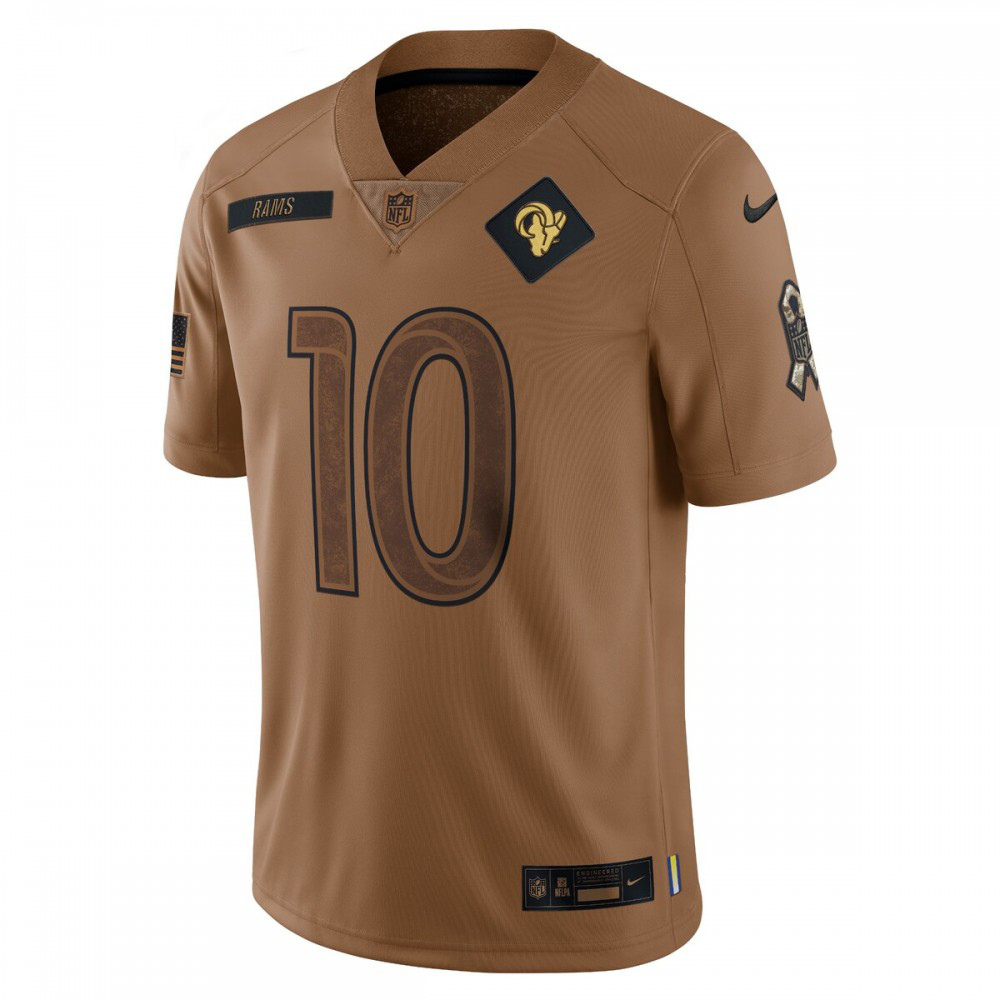 Cooper Kupp Los Angeles Rams Nike 2023 Salute To Service Limited Jersey - Brown-GridironStore